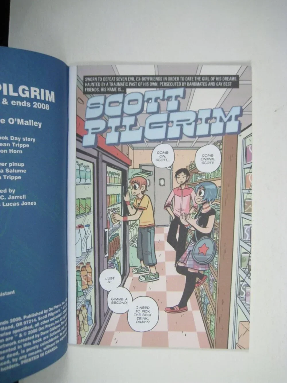 Scott Pilgrim Full Color Odds & Ends 2008 Comic Oni Press